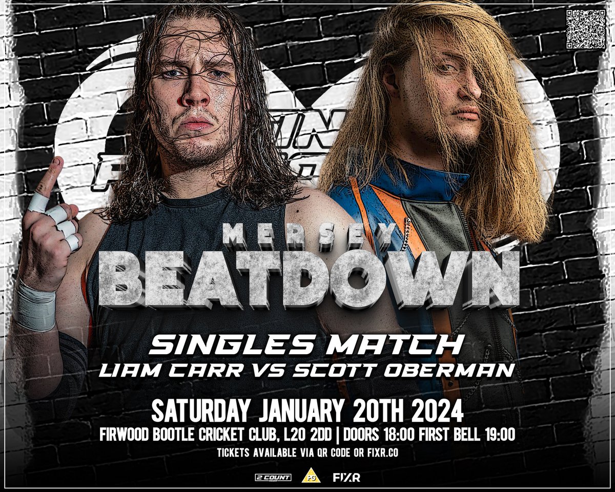 Infinite_Promo's tweet photo. -- Match Announcement --
Liam Carr and @Scott_Oberman will face off as #infinitereturns Saturday, 20th January at Bootle Cricket Club!
https://t.co/9XxAiL0ir7 https://t.co/tMoS1VTzvW