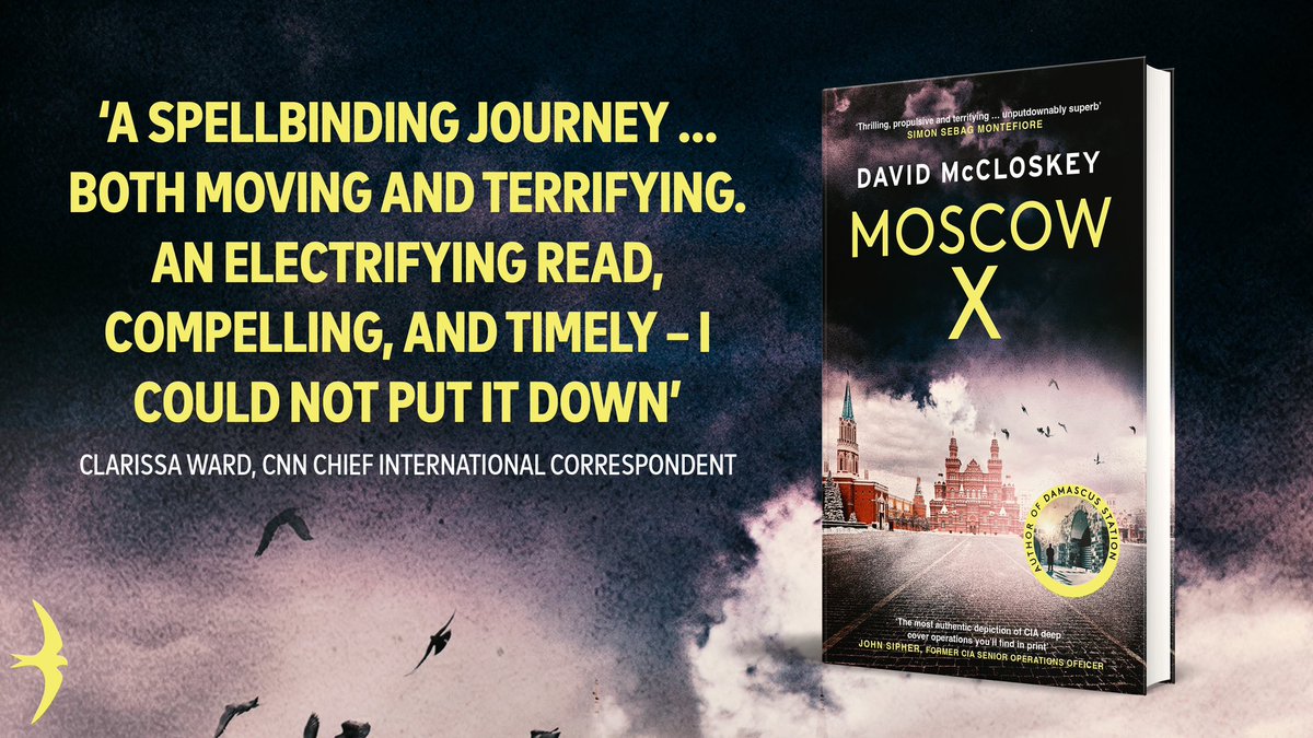 V excited that Moscow X drops in the UK in just a few weeks!

I’ll be in conversation with James Barr at Daunt Books Marylebone, 7pm on 15 Jan. 

Tickets:  🎫 shorturl.at/pvCEO