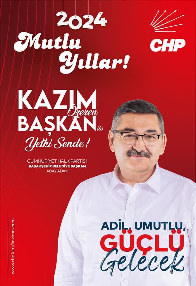 İOSB Yönetim Kurulu Üyesi
İkitelli Çorapçılar Sanayi Sitesi Yönetim Kurulu Başkanı
Cumhuriyet Halk Partisi Başakşehir Belediye Başkan Aday Adayı Kazım Özeren 
Yeni yıl kutlama mesajı.