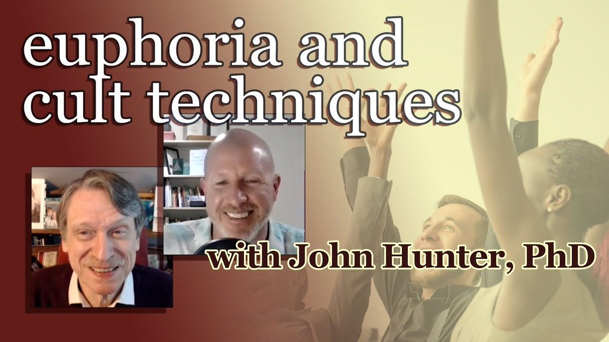 atack_jon's tweet image. Dr. John Hunter shows how authoritarian #cults and large group awareness trainings (#LGATs) create and then relieve stress to generate euphoria. #CultPodcast #Podcast #Pscychology #Psychiatry #MLM #MentalHealth #SelfHelp  buff.ly/3vlqSTx