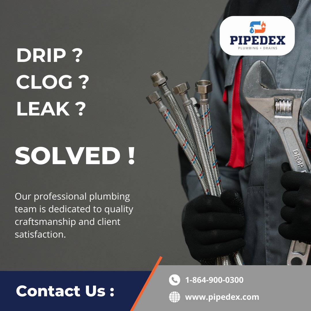 PipedexPlumbing's tweet image. Dedicated to Drips and Devoted to Delight – We&apos;re Your Plumbing Dream Team!

Click Here for Your Dream Plumbing Experience: pipedex.com

#pipedex #plumbing #pipelines #plumbingservice #replacepipes #repairpipes #spartanburg #greenville #repairservices