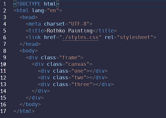 Shrixtacy's tweet photo. "🎨 Witness the magic of code and colors! Behold my recreation of a Rothko masterpiece using only HTML and CSS. Dive into the mesmerizing world of abstract art translated into lines of code.  #HTMLart #CSScreativity #RothkoReimagined #html https://t.co/06jh36Ubay