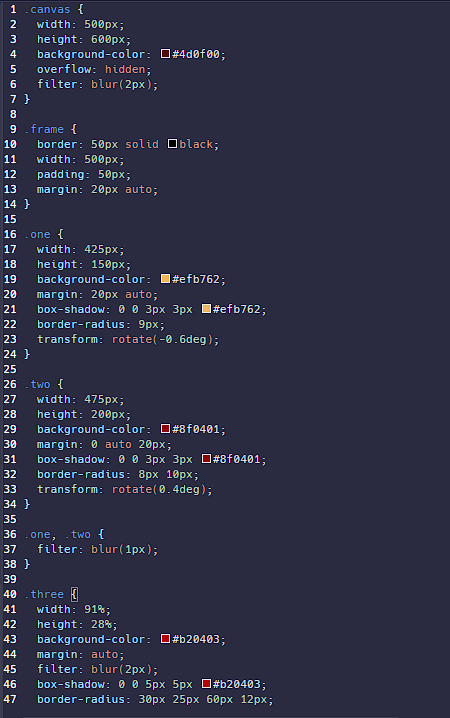 Shrixtacy's tweet photo. "🎨 Witness the magic of code and colors! Behold my recreation of a Rothko masterpiece using only HTML and CSS. Dive into the mesmerizing world of abstract art translated into lines of code.  #HTMLart #CSScreativity #RothkoReimagined #html https://t.co/06jh36Ubay