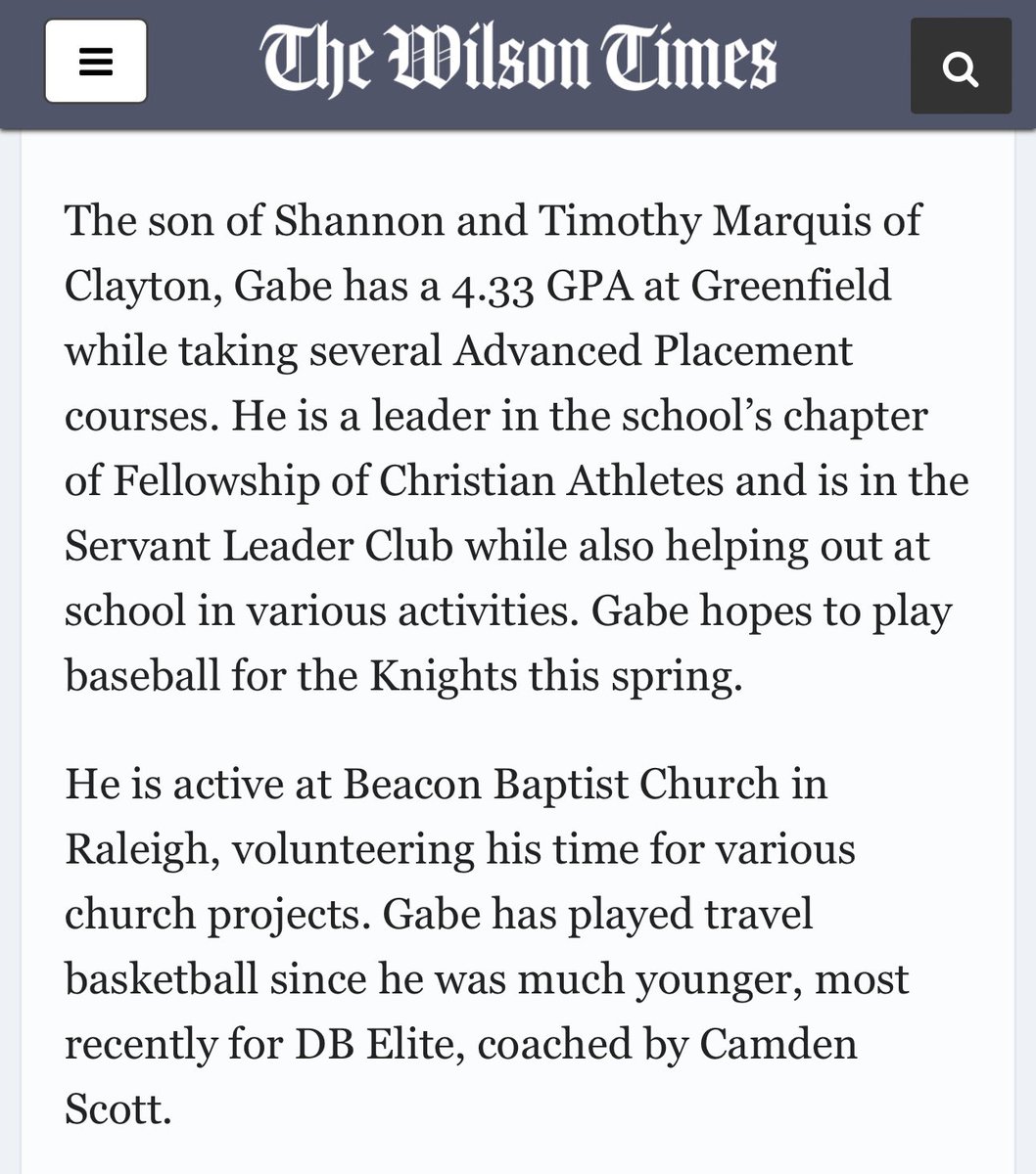 Grateful to have been chosen as the Farris &amp; Thomas Law Student-Athlete of the Week! Thank you for this honor! 🙏🏼
- Currently averaging 13.6 PPG through 17 games (12-5) <a href="/GFSBasketball/">Rob Salter</a> <a href="/CoachRodEeee/">Rod Edwards</a> #GreenMeansGo 💚