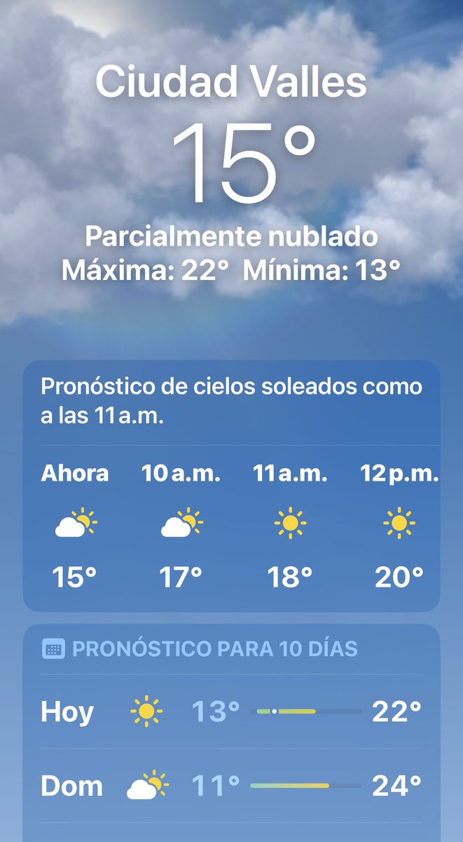 SustentoDigital's tweet photo. Buenos días 
 
La primera oportunidad se da; la segunda se gana; la tercera no existe.

Recuerda :
La vida es bella…!

Será un #Clima nublado fresco #CdValles #SanLuis #Tampico https://t.co/jhWHwOQpx0