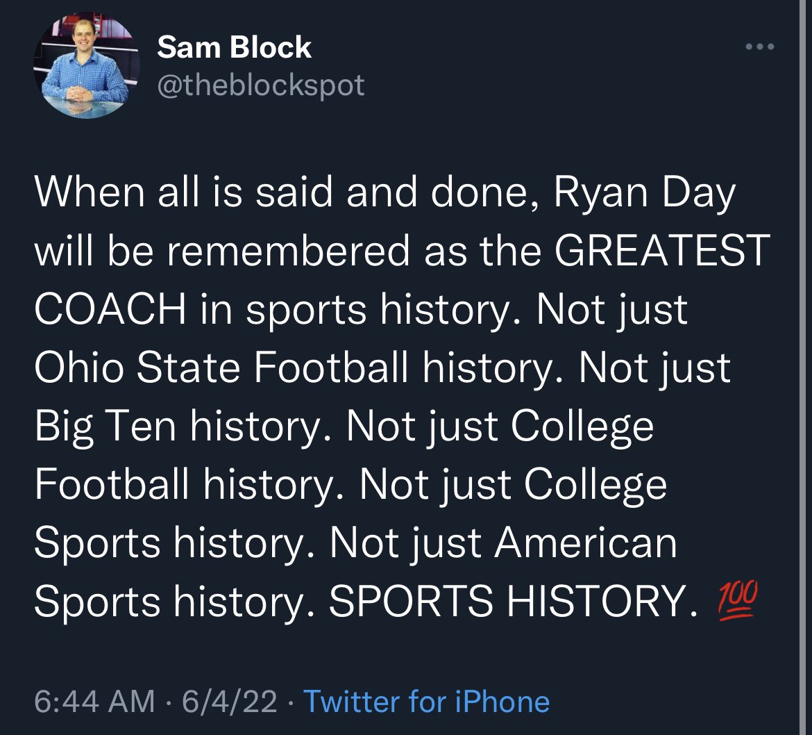 This hits different today. @theblockspot #OhioStateFootball