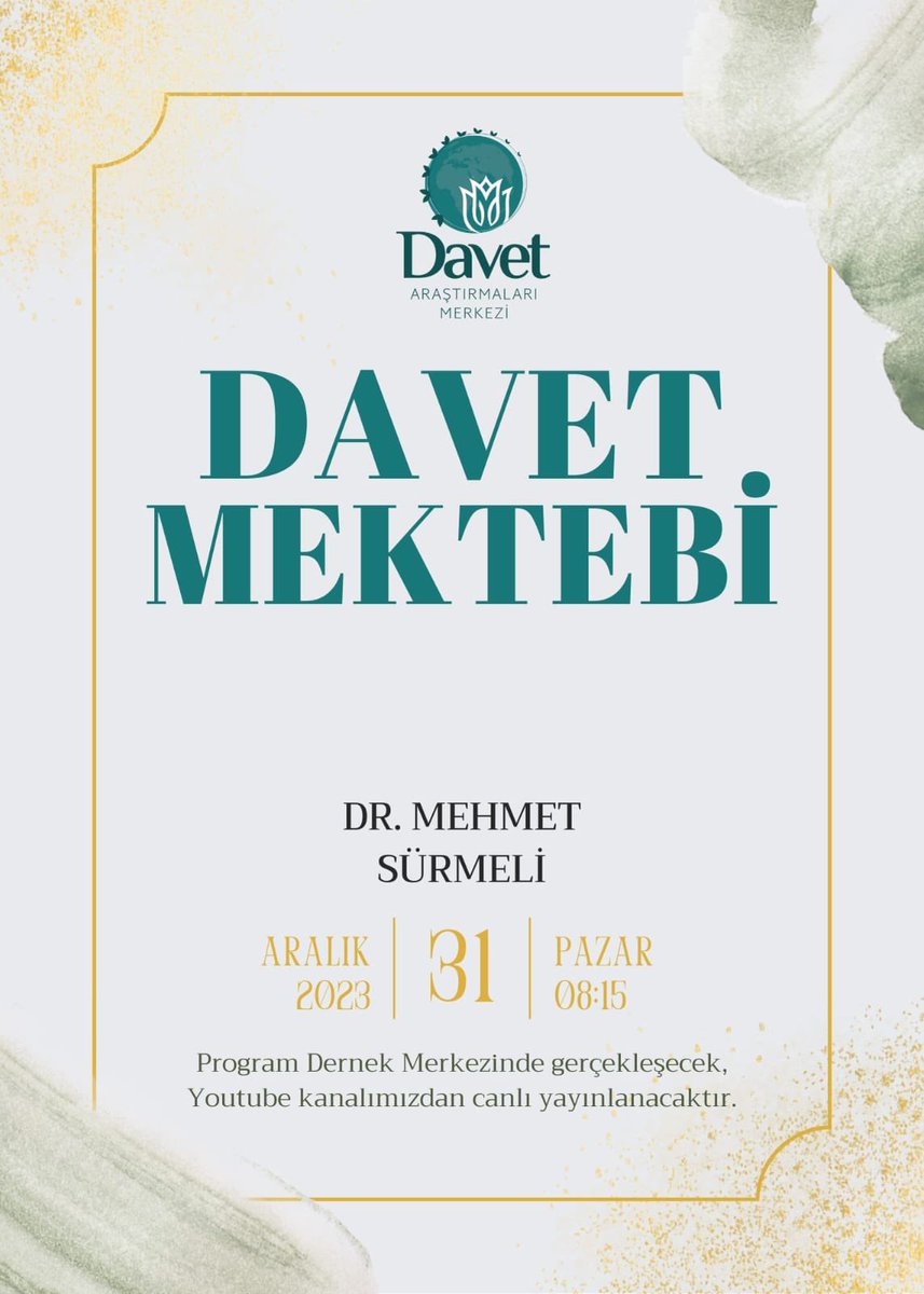 📍 Davetlisiniz…