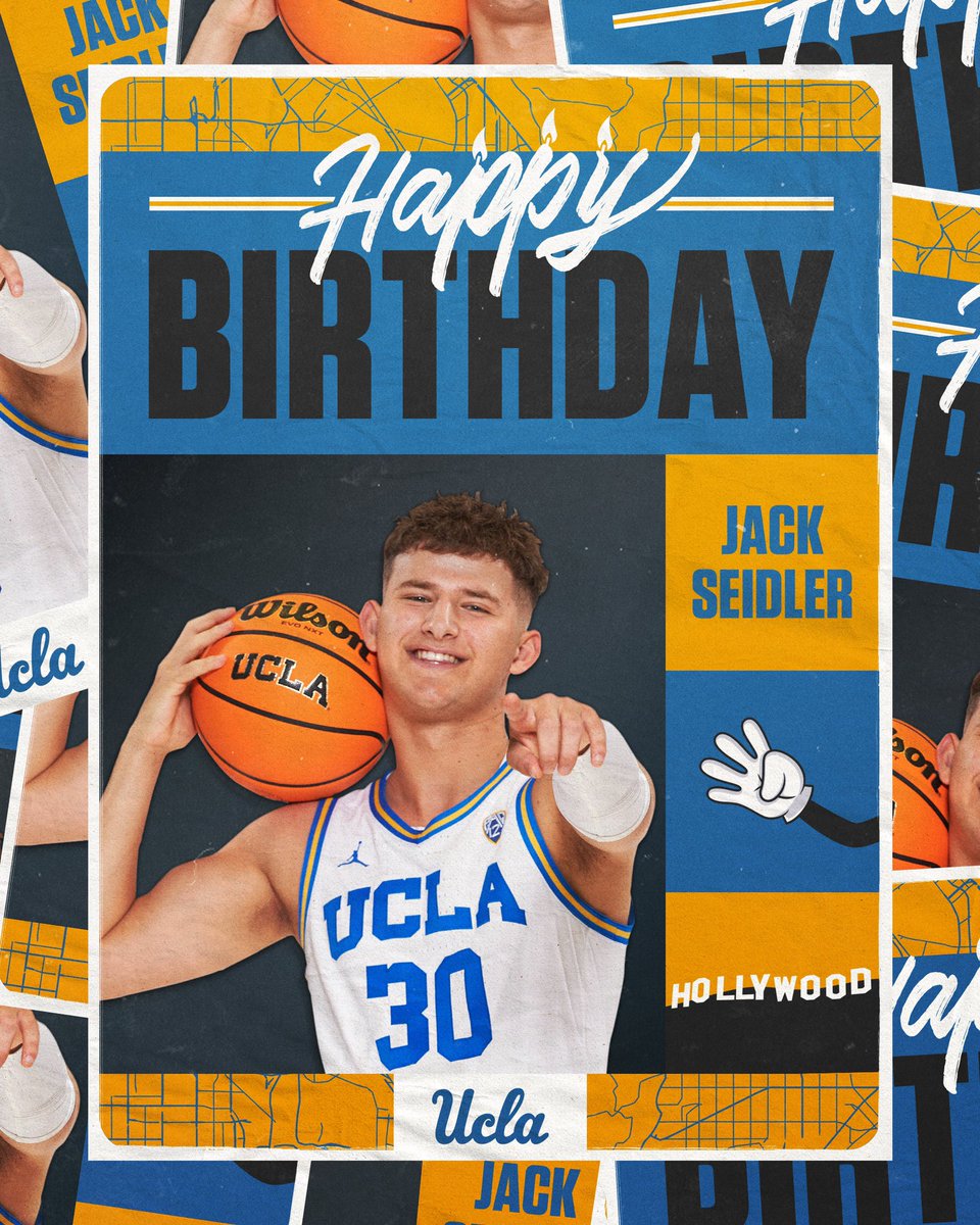 Wishing a 𝐇𝐀𝐏𝐏𝐘 𝐁𝐈𝐑𝐓𝐇𝐃𝐀𝐘 to Bruins’ guard Jack Seidler‼️

#GoBruins 🥳🏀