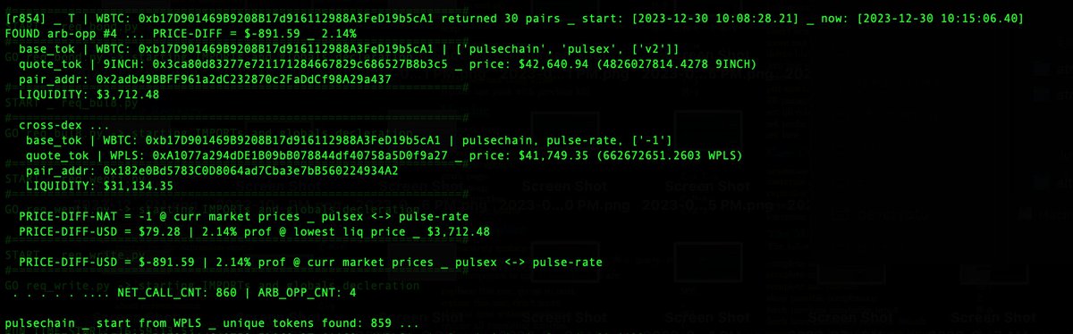 housing37's tweet photo. #PulseChain Arbitrage available ... 2.14% up for grabs
buy $WBTC on: #pulseX
sell $WBTC on: #pulseRate
pair_addresses: 0x2adb49BBFF961a2dC232870c2FaDdCf98A29a437
0x182e0Bd5783C0D8064ad7Cba3e7bB560224934A2 https://t.co/HhP8nhCcdV