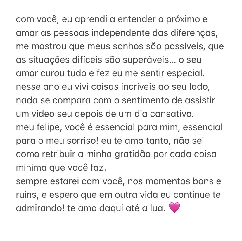 netomyhome's tweet photo. querido se você ver, você pode ler? (@felipeneto) 🩷
eu te amo daqui até a lua. https://t.co/wMmgTIuT8G