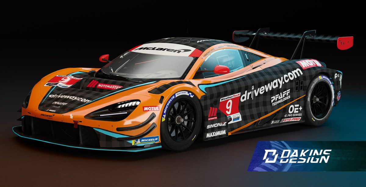 dakinsdesign's tweet image. A NEW ERA AT @pfaffmotorsport!

Don’t worry, we kept the plaid, but added some McLaren @customerracing papaya!! 

#liverydesign #plaidpaya