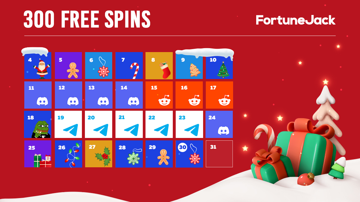 fortunejackcom's tweet image. 🎊 30th of December | New Year's festivity 🎊

300 free spins are up for grabs 🛸

▫️ Requirements:
Retweet this post and tag friends for extra entries.

- 1x winner