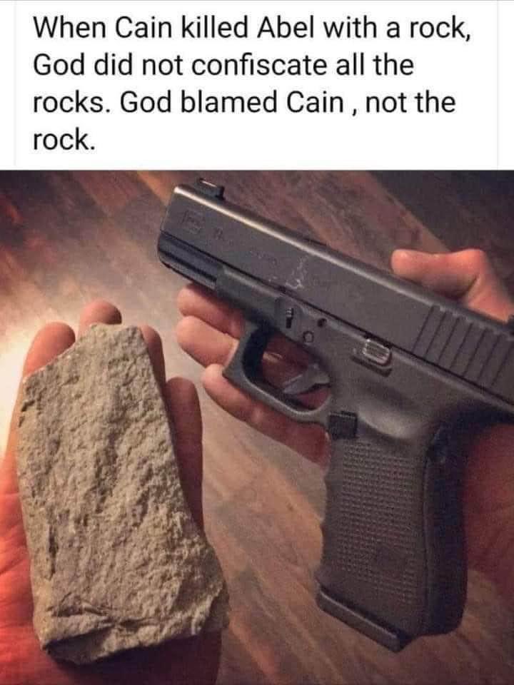 cbernes19's tweet photo. It’s a shame that morons like @davidhogg111 can’t understand that an inanimate object is not the problem… it’s the person behind the object. Fix the real problem!!! These are facts, David, and facts don’t care about your feelings. https://t.co/4AlveYboGE