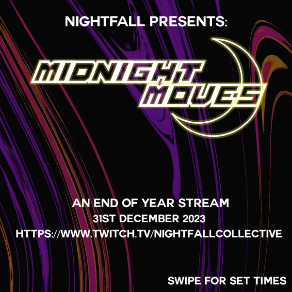 nightfallcolle's tweet photo. ONLY ONE DAY AWAY!!
Midnight Moves: an EOTY stream starting at 11PM UTC (6pm EST/3pm CST)
DECEMBER 31ST https://t.co/0DZnLyrNEX