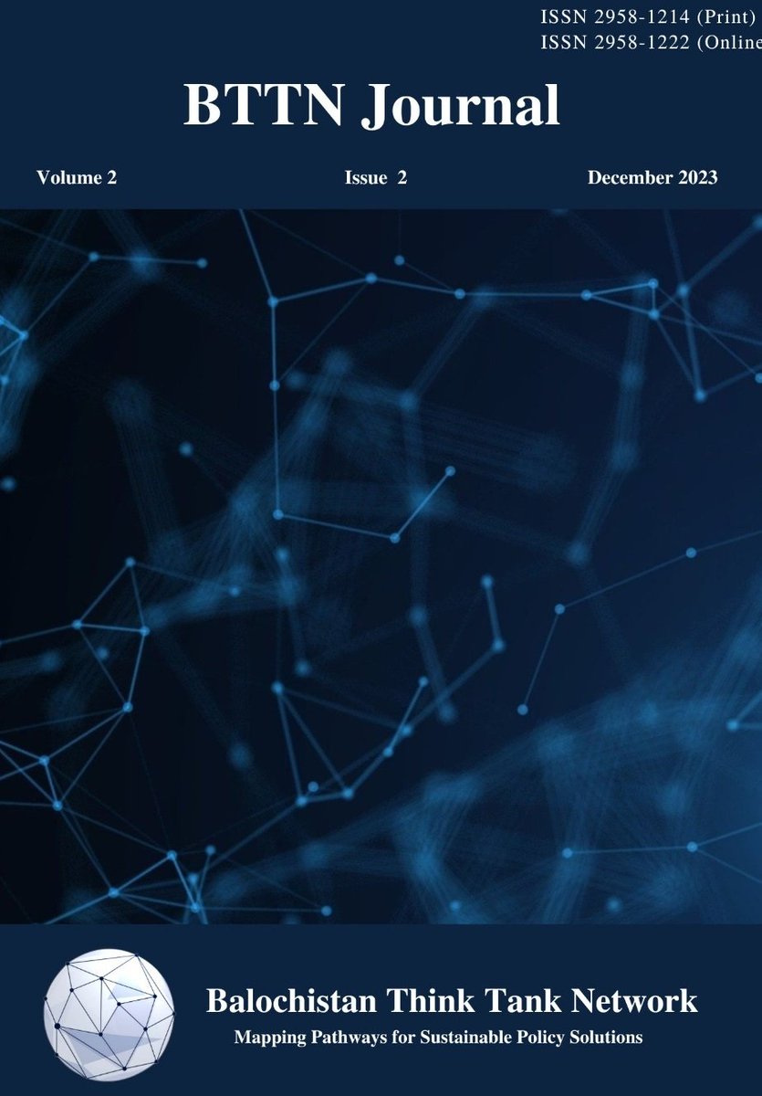 MEHMOODBALOCH75's tweet photo. #Publication Update..

I'm thrilled to announce that My Research Paper, "Analyzing Pakistan’s National Narrative: A Call to Explore New Avenues for Narrative Building," has been published in Volume II, Issue II of the HEC-recognized (Y category) BBTN Journal. 
@bttn_quetta https://t.co/Tnrl9yOx1A