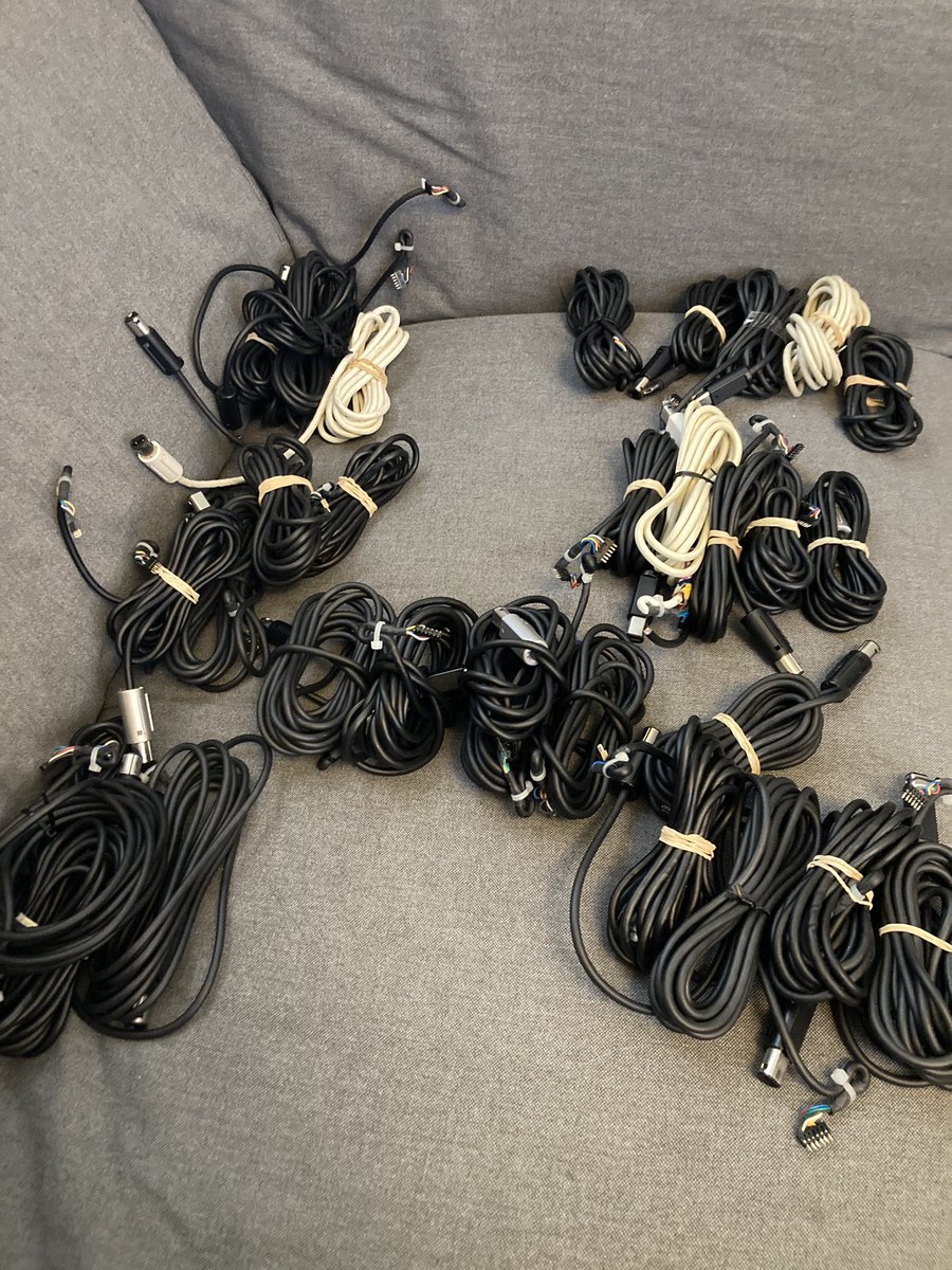 Also, anyone need some oem cables? I have 35 that I will never use