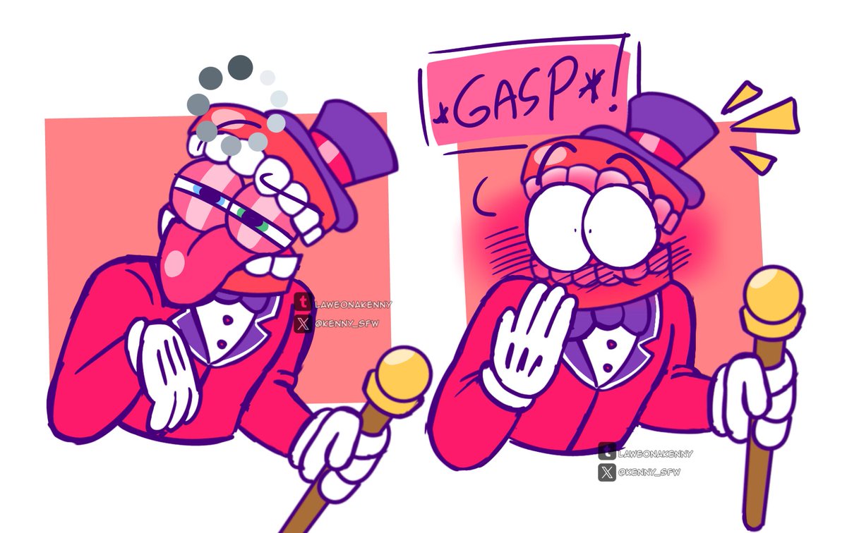 Kenny_SFW's tweet photo. Kinger? 😳💕 #TheAmazingDigitalCircus #TADC #tadccaine #tadckinger #royalteeth #cainexkinger https://t.co/ySOfp4mLlM