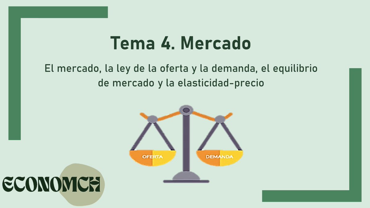 economch's tweet photo. Ya contáis con los cinco primeros temas de Economía  1º Bachillerato en la web. Subido el Tema 4 de Mercado y Tema 5 de Estructuras de mercado: diapositivas por epígrafes, debates y boletines de ejercicios. 

📢Se agradece difusión! 🤗
https://t.co/lV5jhaozk9 https://t.co/lpYW7jivF5