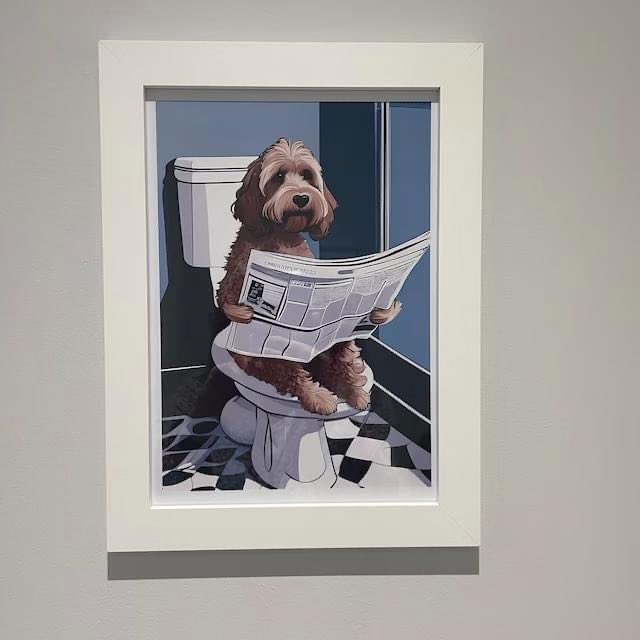 「My cockapoo Facebook group are currently」|estirdalin@artisan.chat🥑のイラスト
