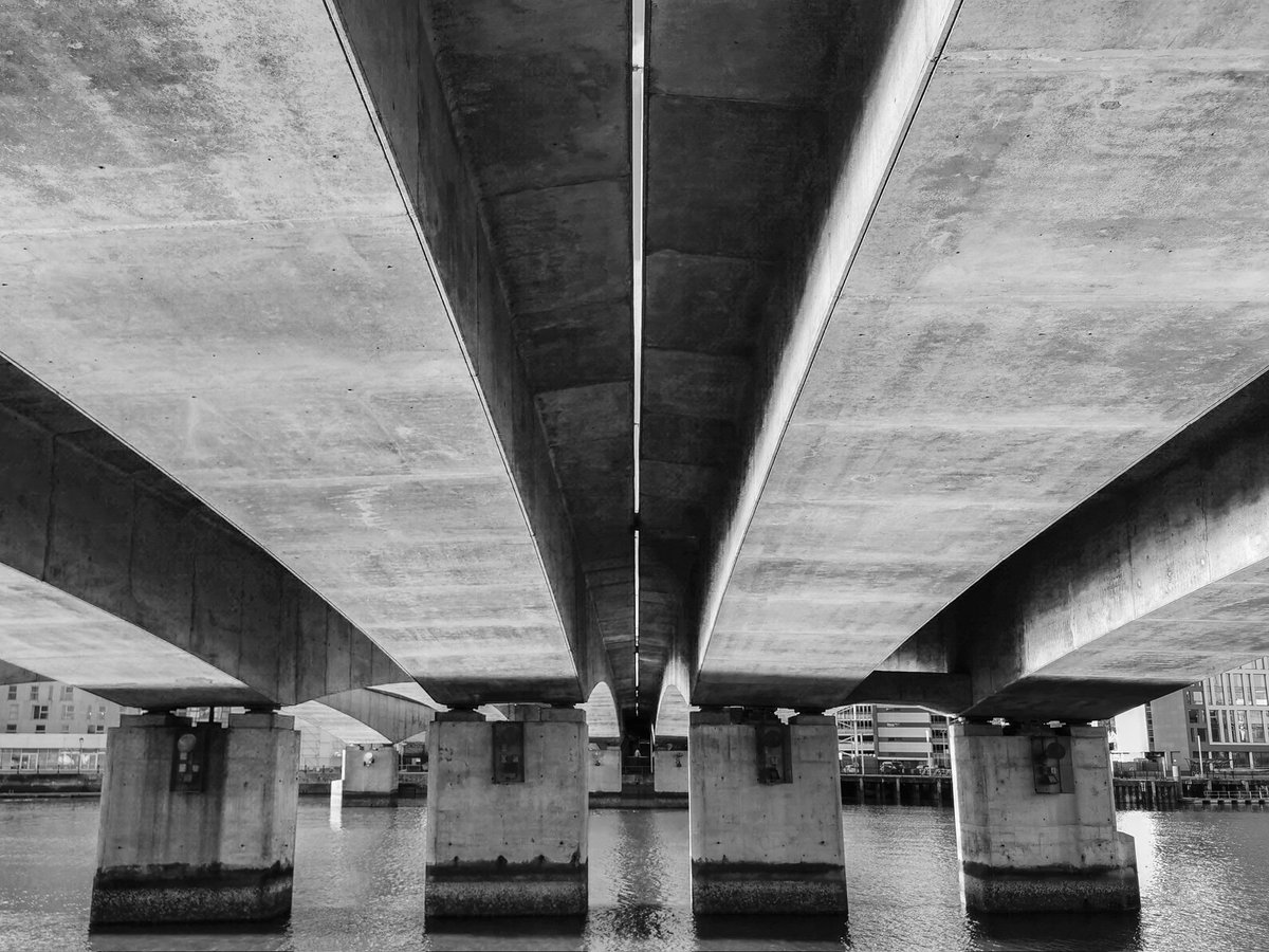 #ConcreteInLife2023
#ConcreteInfrastructure

Location: Underneath the Lagan Bridge (M3) over the River Lagan in Belfast, Ireland

#concrete #concreteconstruction #concretedesign #bridge #belfast #concretearchitecture