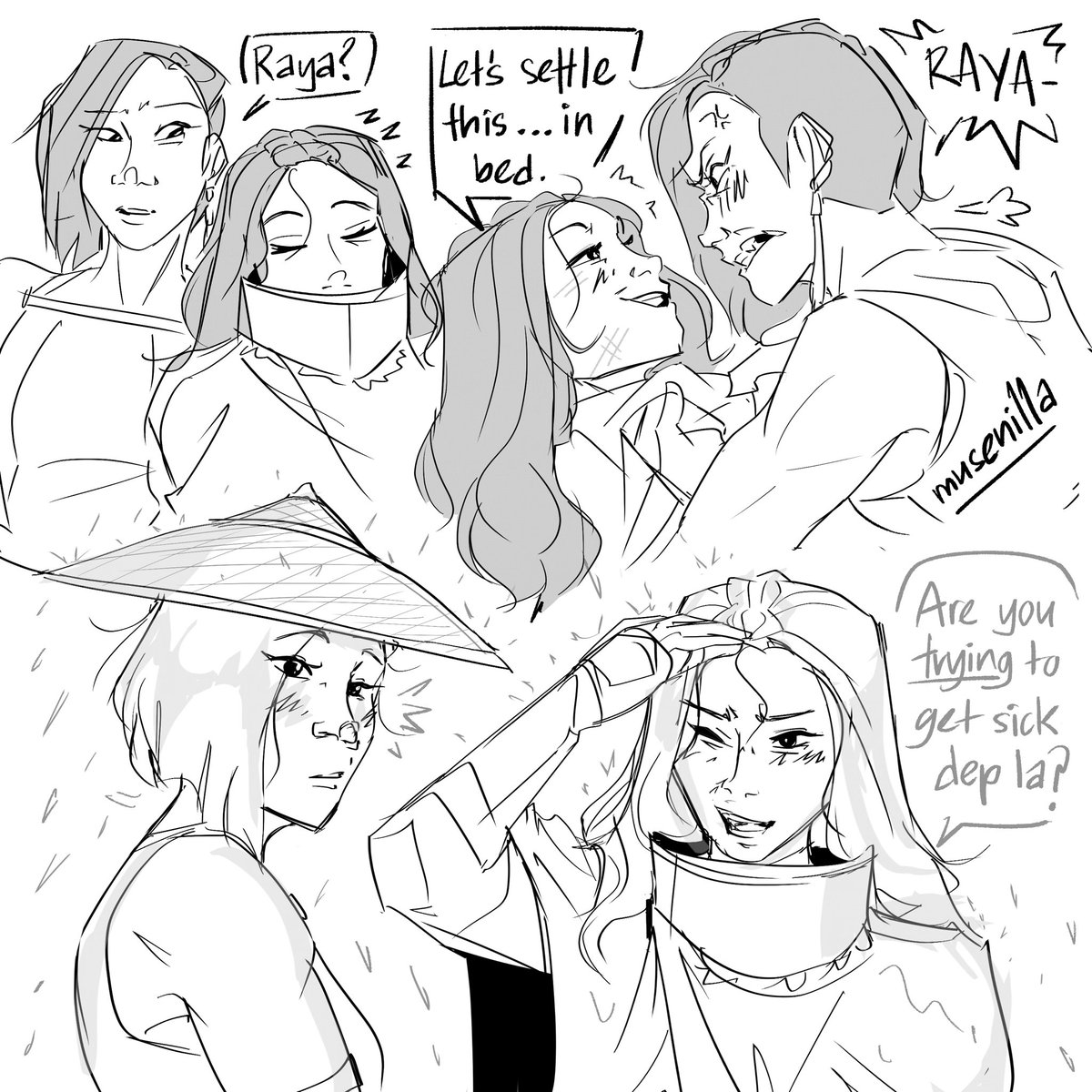 musenilla's tweet photo. Some extra sketches of them + Sisu redraw!! #sisudatu #raya https://t.co/OwHShHEaXL