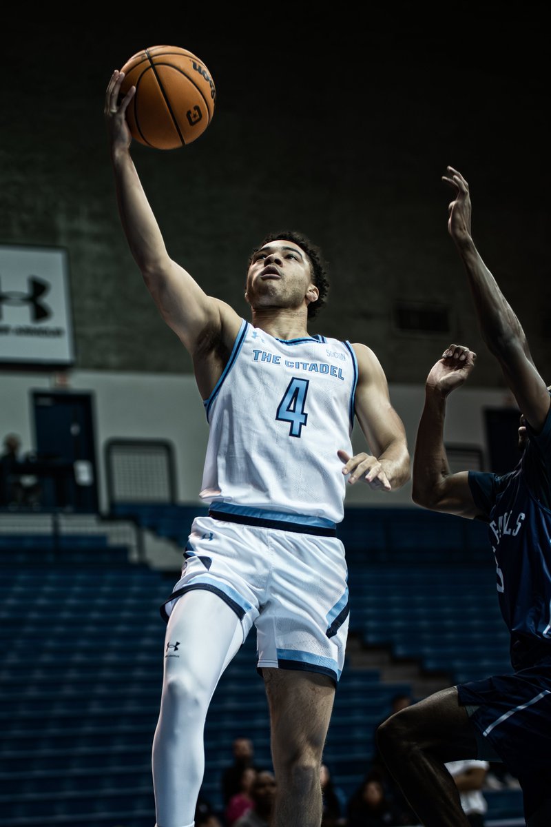 WeeksMichael's tweet photo. @CitadelHoops dominated Toccoa Falls today 106-76.  Strong performance from everyone.  Great win.  Elijah Morgan (4) led all scorers with 22. @Citadel1842 @CitadelSports https://t.co/4idDB2wPSL