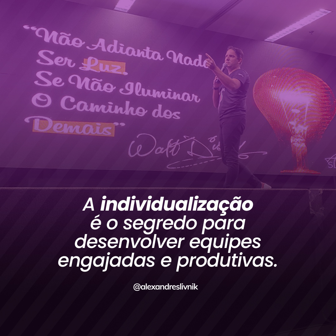 Cada colaborador é único, com suas habilidades, necessidades e motivações. A individualização na liderança reconhece essas diferenças e adapta a abordagem para cuidar de cada membro da equipe de forma customizada.

Quando o colaborador sente este cuidado, cria-se um vínculo mais