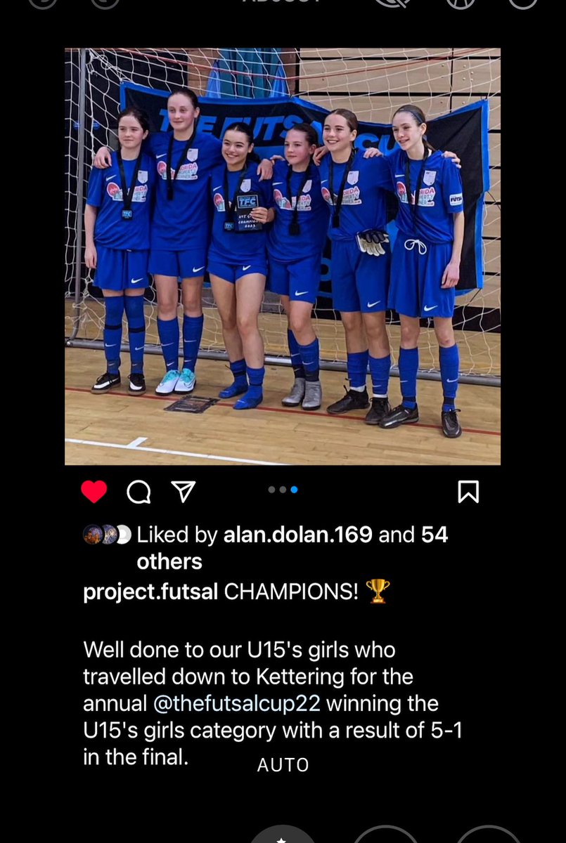 Brilliant performances today. Team down to bare bones due to illness and injury. Only went and won the tournament (without a goal keeper). Well done girls. You were class today. 🏆⚽️💪