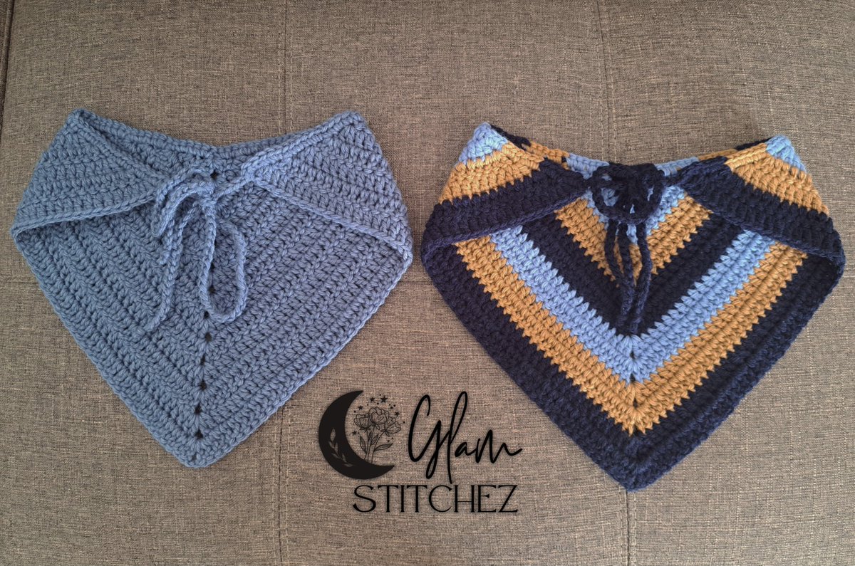 GlamStitchez's tweet photo. Bandanas para perro 🐶
#dogbandanas #crochet #crochetdogbandanas https://t.co/AMzH1zN7OO