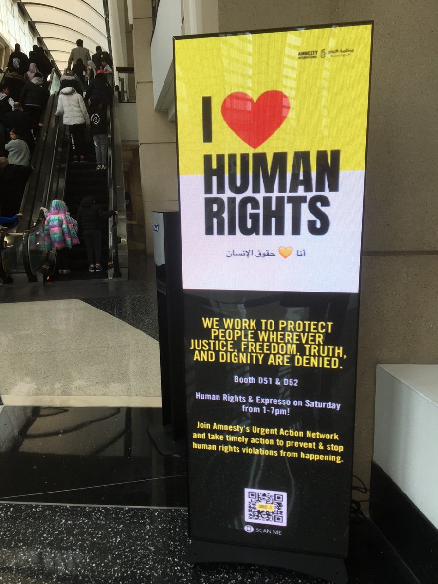 siagabrielwalsh's tweet photo. @amnestyusa is serving some delicious coffee brought to us from Cafe Nood now at @MAS_ICNA_CONV. Stop by and take action for human rights! https://t.co/x5JYBd6y30