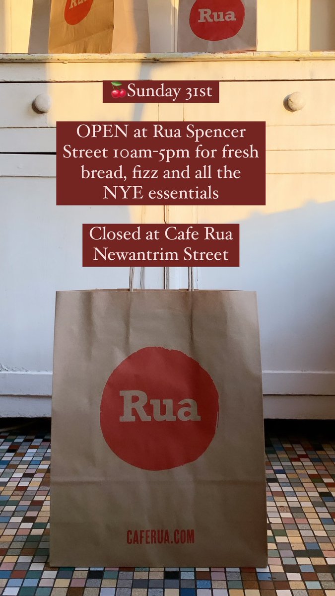 RUA (@rua_mayo) on Twitter photo Open at the siopa on Spencer St NYE 10am-5pm ♥️ Open at the siopa on Spencer St NYE 10am-5pm ♥️