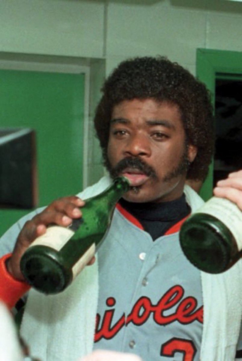“Mind if I have a sip of your tasty beverage to wash this World Series down?"