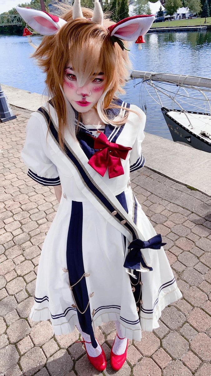 DecklynnM00's tweet photo. Mooooooshrooom moo by the sea shore ππβοΈπ I donβt think Iβve posted this fully on Twitter #mushroom #kawaii #lake #sea #water #dots #art #anime #cosplay #Clown #creepycute #heels #pumps #dress #devilsinspired #cutie #sweet #femboy https://t.co/5mKkXL3hMR