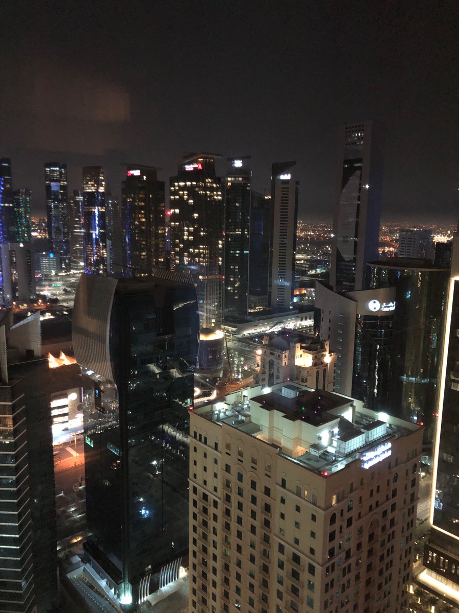 Back in Doha.