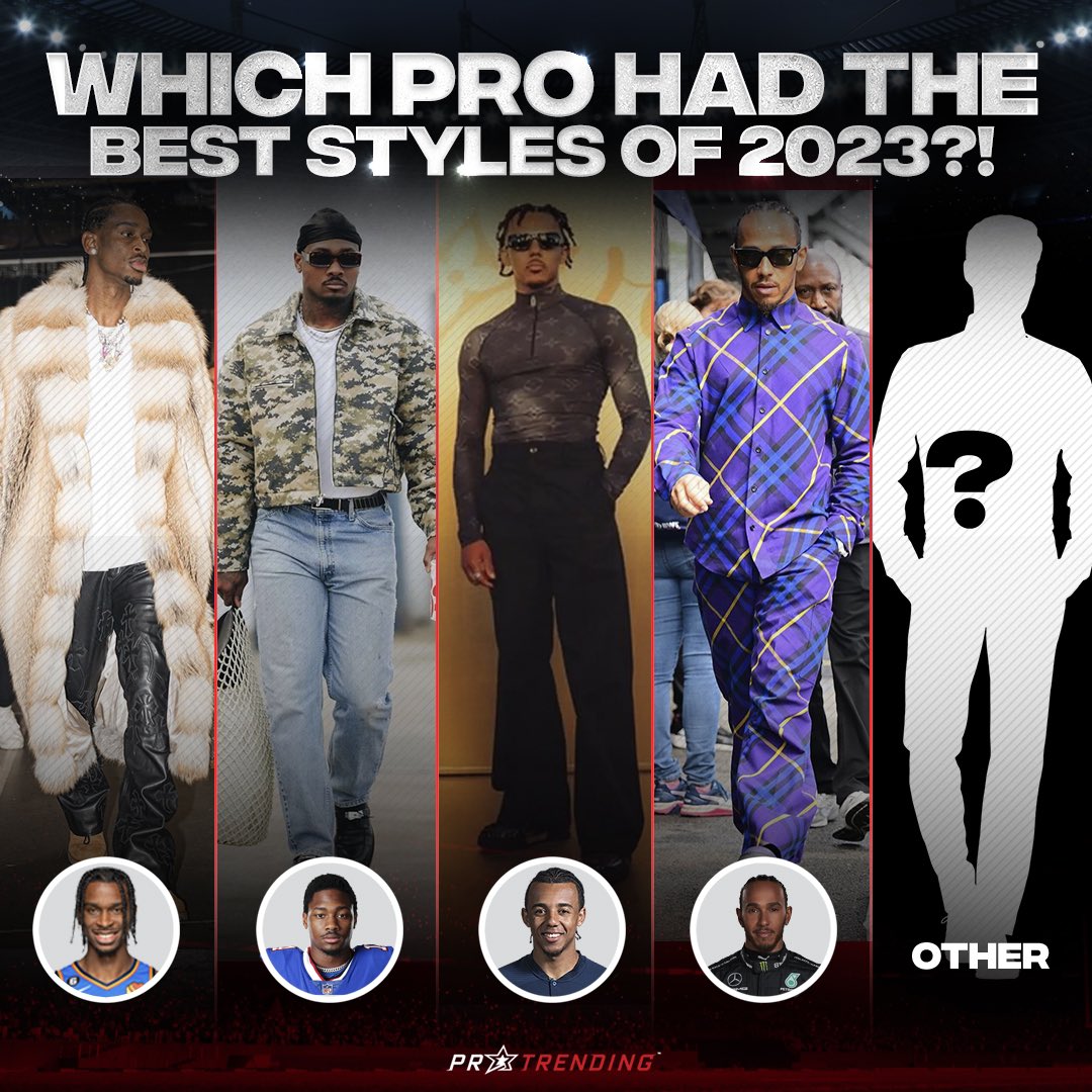 Protrending's tweet image. 2023 was a fun year to cover Pros from all across the various sports leagues! Which Pro do you think had the best styles this year?! #protrending #stylelikeapro