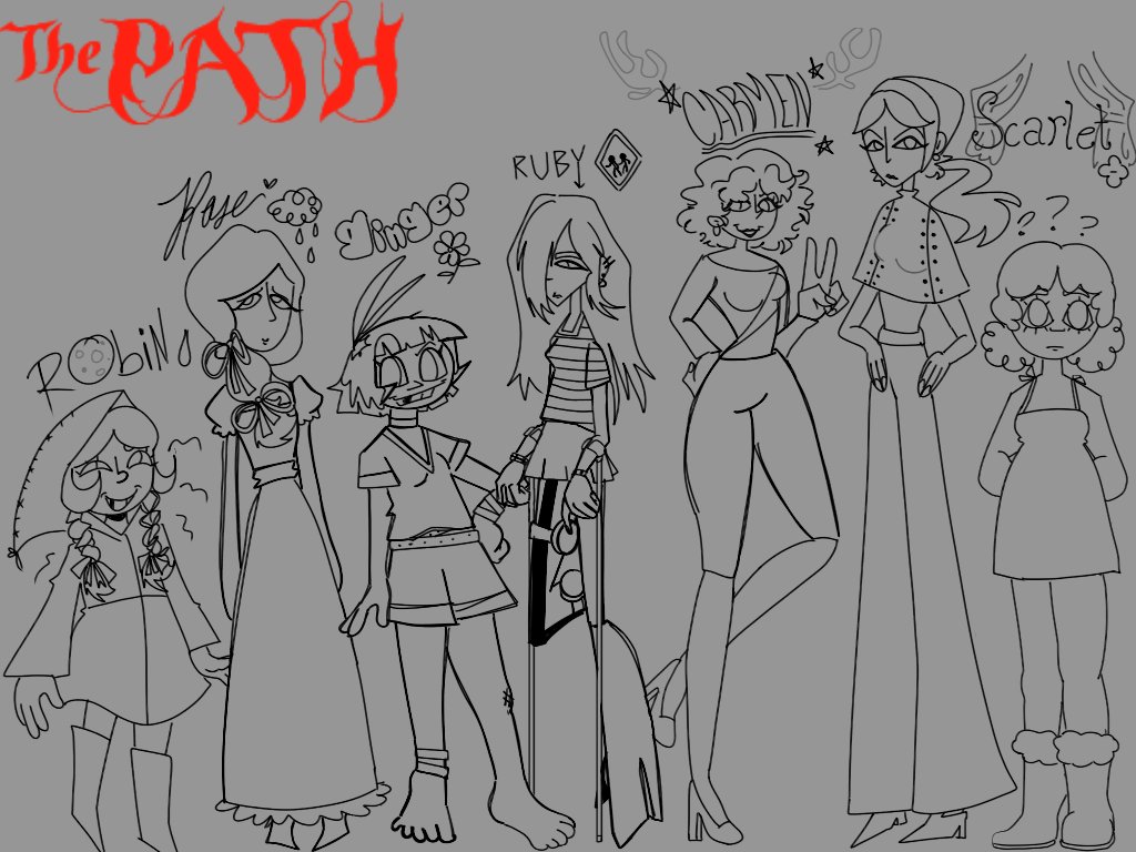 gabrieledega's tweet photo. Sigh Red Ridinghood sisters and The Girl in White my beloved <3

I'll probably color this later, in the mean time, you can too until then! Also, buzzwords!!! (Hashtags)

#thepathgame | @taleoftales ! https://t.co/5NkHk0ZnBn