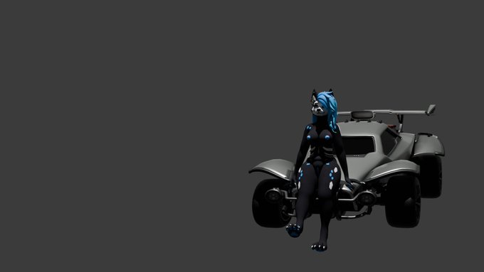 after a long day of gaming wont u help this wolfess relax? (first blender render still learning) https://t<a href="/tag/furry"class="tags"><span>#furry</span></a>