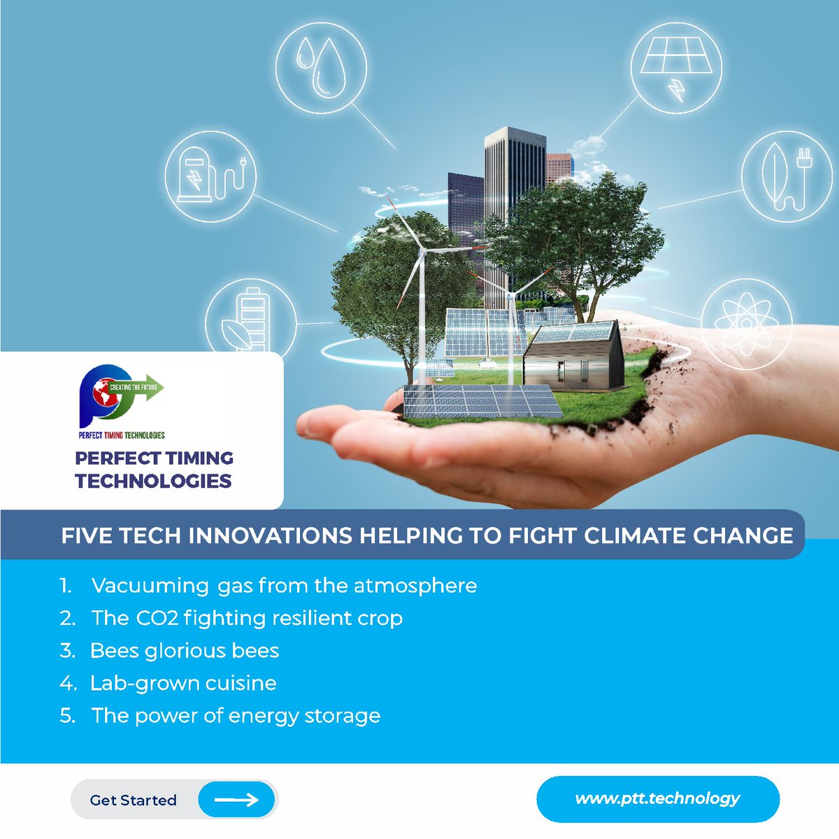 Five tech innovations helping to fight climate change
Read Here: kaspersky.com/blog/secure-fu…

#TechInnovations #ClimateChange #GreenTech #Sustainability #RenewableEnergy #EnvironmentalTech #EcoFriendlyTech  #GreenSolutions #PerfectTimingTechnologies #PerfectTimingHolding