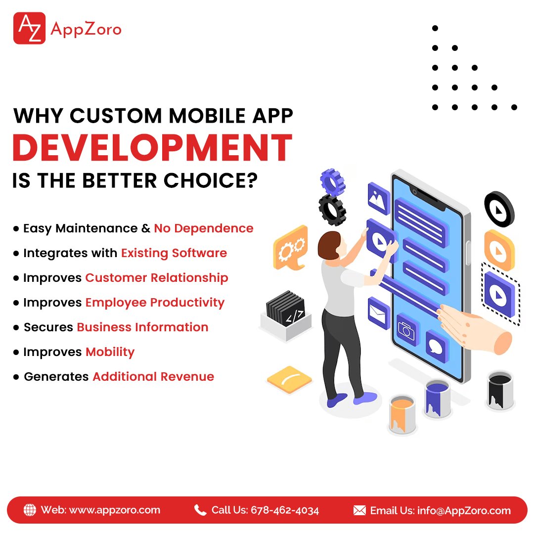 AppZoroT's tweet image. Custom mobile app development stands as the superior choice due to its ability to provide tailored solutions.

Let&apos;s hear your thoughts!

Visit 💻: appzoro.com
Contact 📧: info@Appzoro.Com

#AppDevelopment #AppDevelopmentService #atlantaappdevelopers #Appzoro