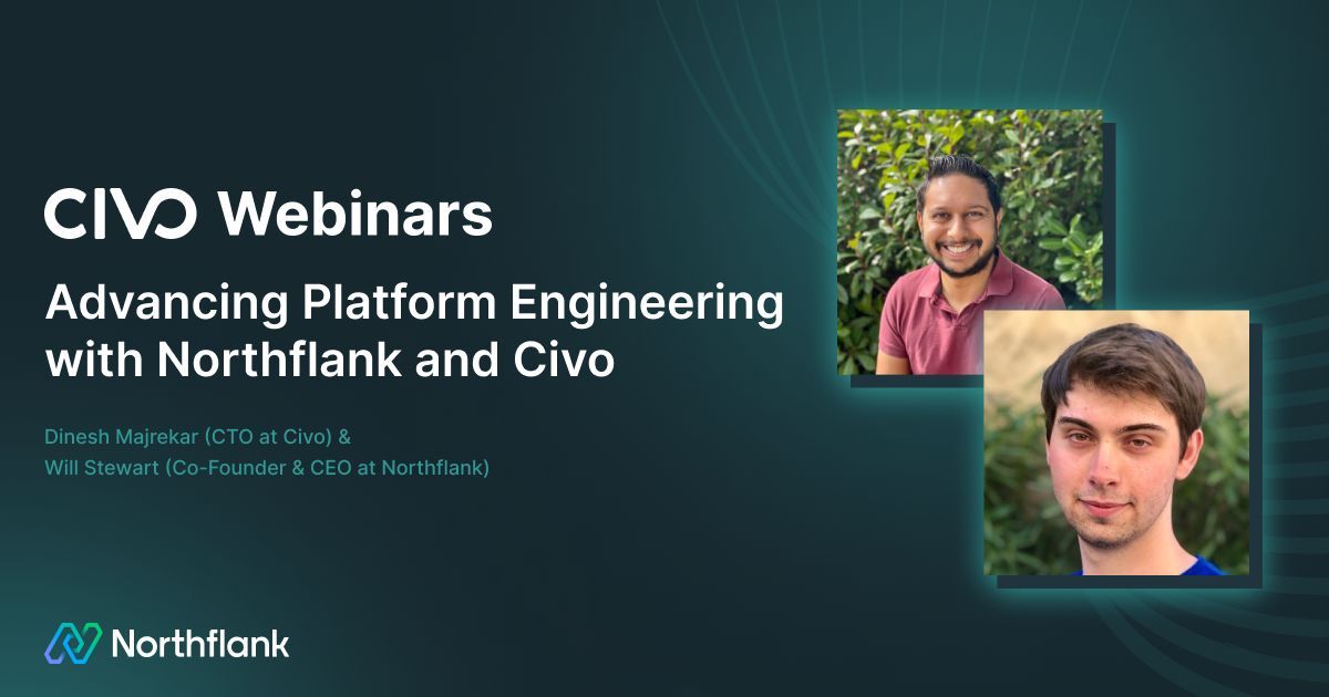 Wondering how to streamline your development process? Join our webinar on 30th Jan with @DMajrekar and @NorthflankWill to explore how to streamline development, enhance collaboration, and efficiently scale infrastructure Register today 👉 civo.io/3RrHL6m