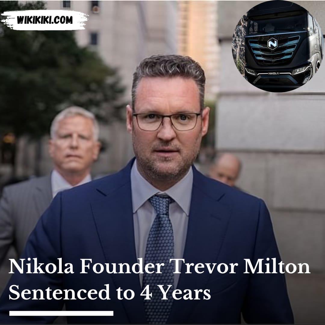 Nikola founder trevor milton sentenced to 4 years in prison for his role in defrauding investors.

wikikiki.com/nikola-founder…

#nikola #nikolacorporation #nikolafounder #trevormilton #nikolaevnews #nikolaev #nikola #fraud #business #finance #news