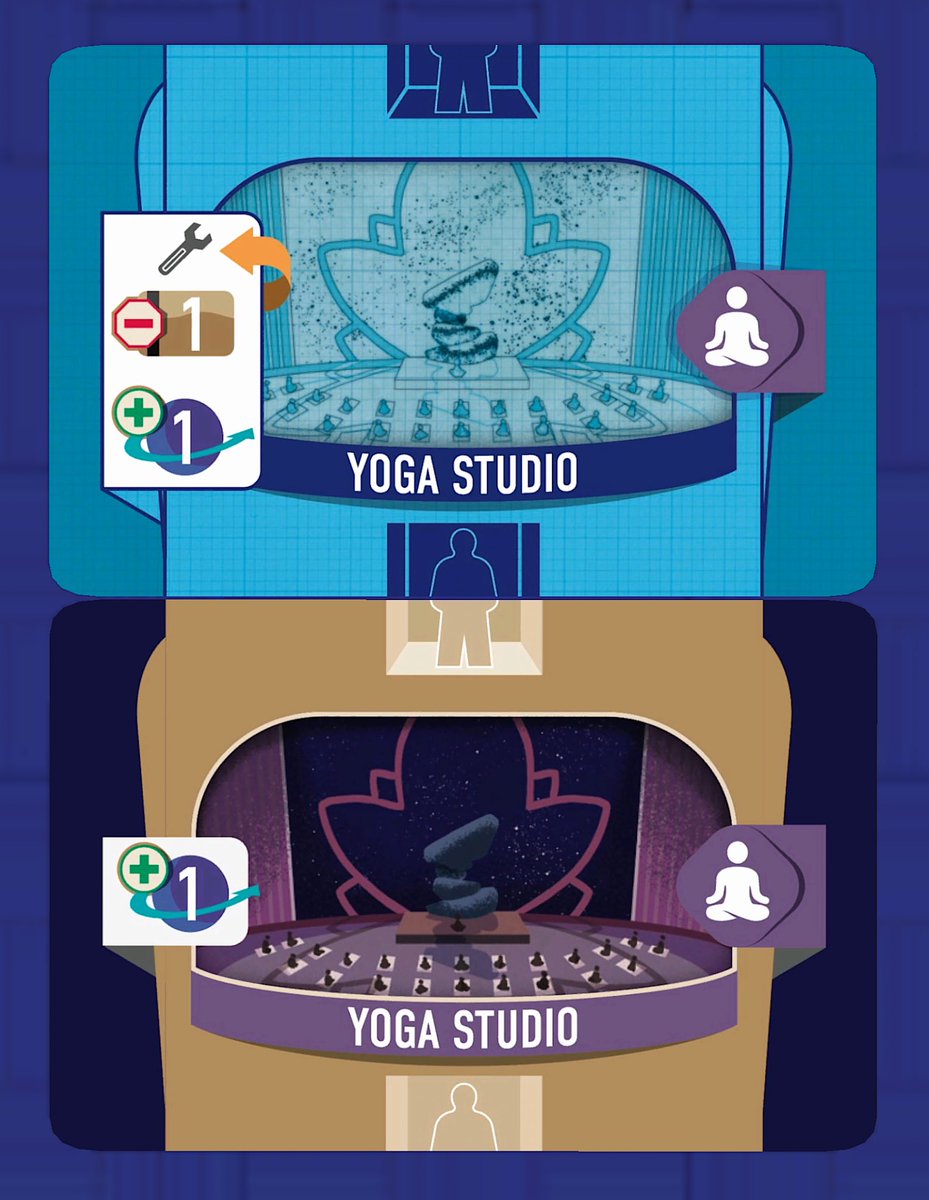 KinsonKeyGames's tweet photo. This week, we’ve started revealing new artwork for Galactic Cruise’s shuttle segments! So far, we’ve revealed the art for the Burger Bar, the Yoga Studio, and Laser Tag. Which one is your favorite?

@ianotooletweets did an amazing job on the artwork!

#galacticcruise https://t.co/N45Bc7srNb