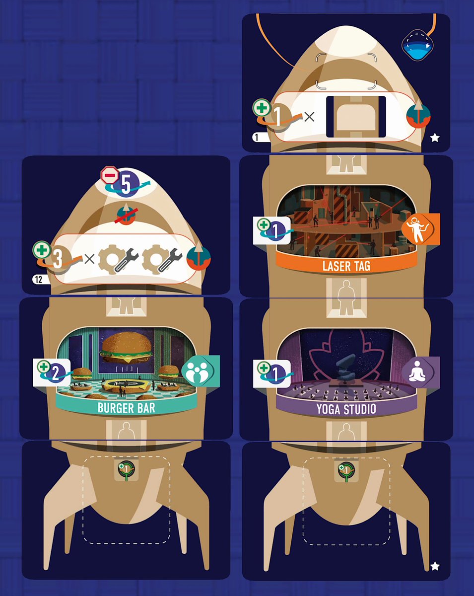 Kinson Key Games (@kinsonkeygames) on Twitter photo This week, we’ve started revealing new artwork for Galactic Cruise’s shuttle segments! So far, we’ve revealed the art for the Burger Bar, the Yoga Studio, and Laser Tag. Which one is your favorite?
<a href="/ianotooletweets/">Ian O'Toole</a> did an amazing job on the artwork!
#galacticcruise This week, we’ve started revealing new artwork for Galactic Cruise’s shuttle segments! So far, we’ve revealed the art for the Burger Bar, the Yoga Studio, and Laser Tag. Which one is your favorite?
<a href="/ianotooletweets/">Ian O'Toole</a> did an amazing job on the artwork!
#galacticcruise