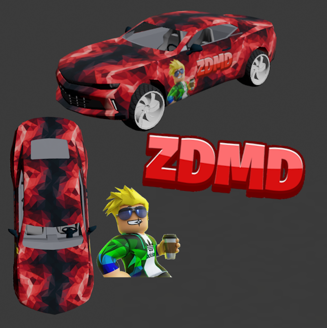 “ZDMD” a simple youtuber inspired skin concept for #MadCity @ZDMDYT youtuber skin series 'red and green guy'