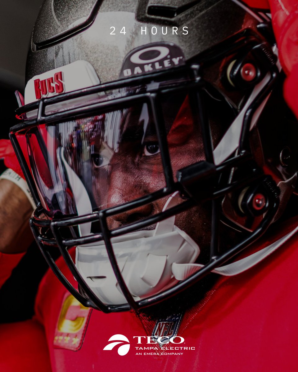 Buccaneers's tweet photo. Krewe,

Get to @RJStadium early. Wear Red. Be loud. See you in 24 hours. https://t.co/I2U4yS6Bi7