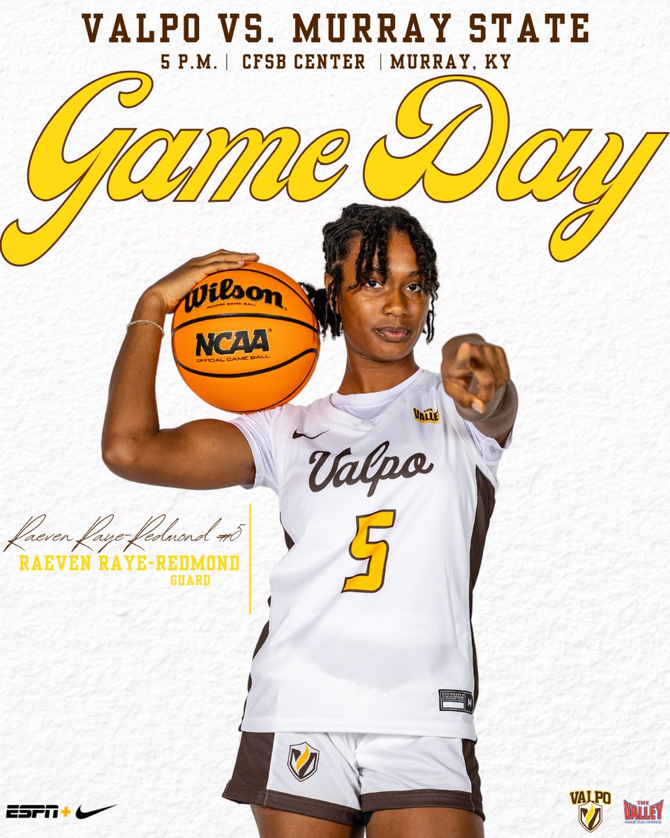 It’s CONFERENCE time ⏰ 🆚: Murray State 📍: CFSB Center | Murray, KY 🕐: 5 p.m. 🎥: ESPN+ #RingTheBell | #GoValpo