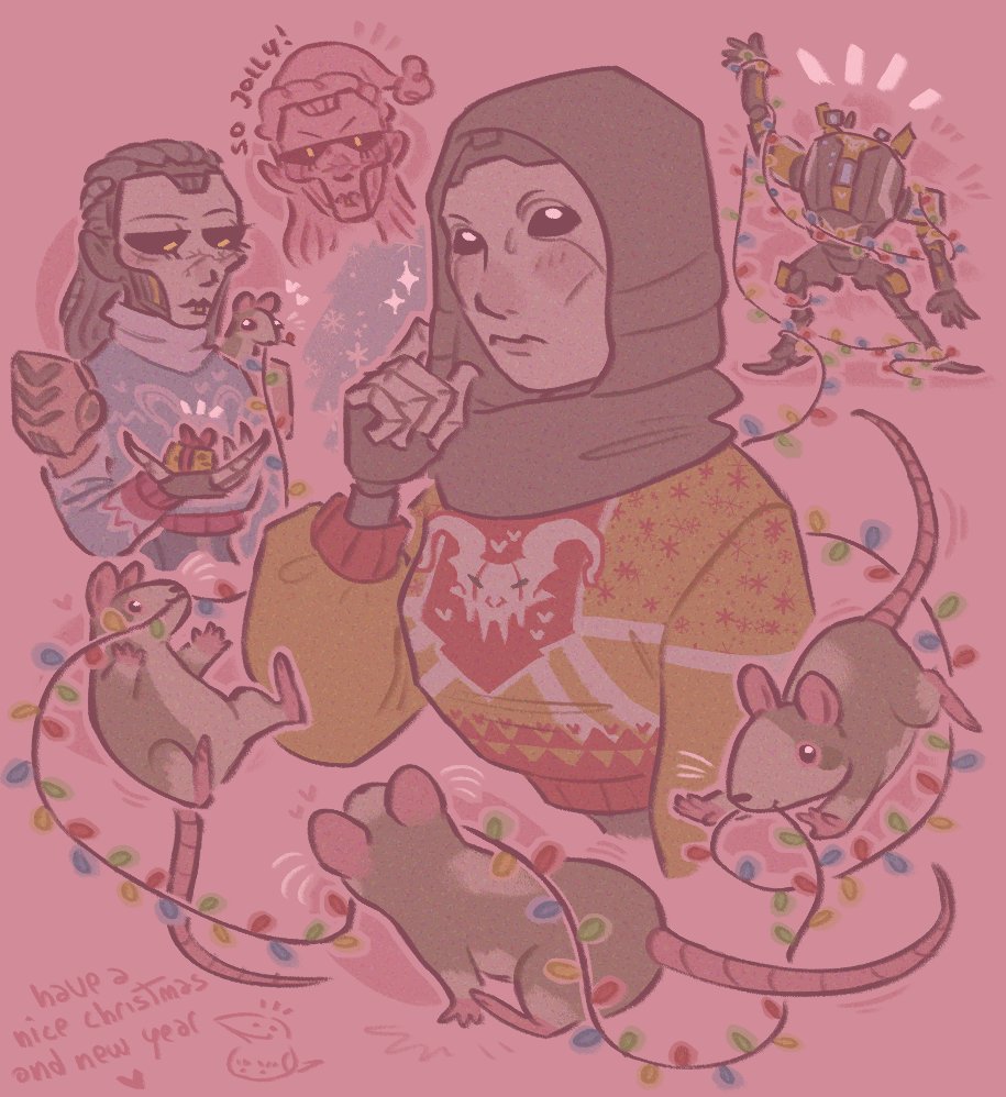 mintcrows's tweet photo. some secret santas i did for @pancakesatan666, @bipkarffrs and @caitysecret !!!

have a great new year my dudes https://t.co/uYuPxPy3h7
