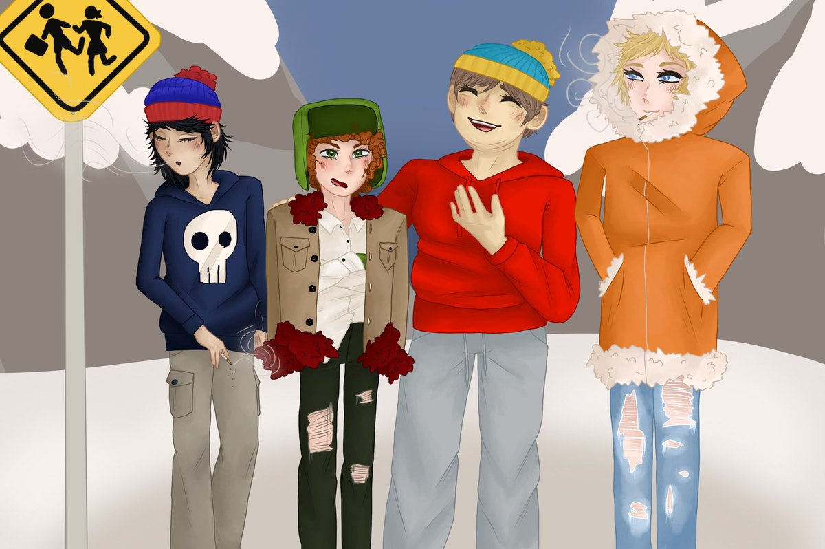 KOLTcreations's tweet photo. #southpark but they’re teenagers!!  😧😧😧😧 (plz guys character continuity is important) https://t.co/wjCTFlErFf