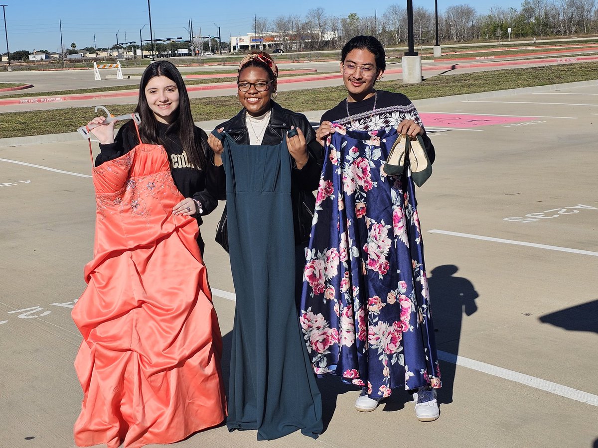 We want to remind you of Project Prom. Come drop off your gently used formal wear for boys or girls. We want students to make Prom accessible for every student!