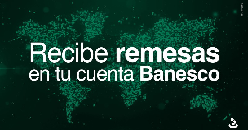 Banesco's tweet photo. Comienza el año recibiendo tus remesas de manera inmediata en tu cuenta Banesco de siempre y con seguridad 👌🌎 Visita https://t.co/0xmh5JQttr y conoce cómo tu familiar puede hacer el envío.
⁣⁣
#BanescoContigo⁣